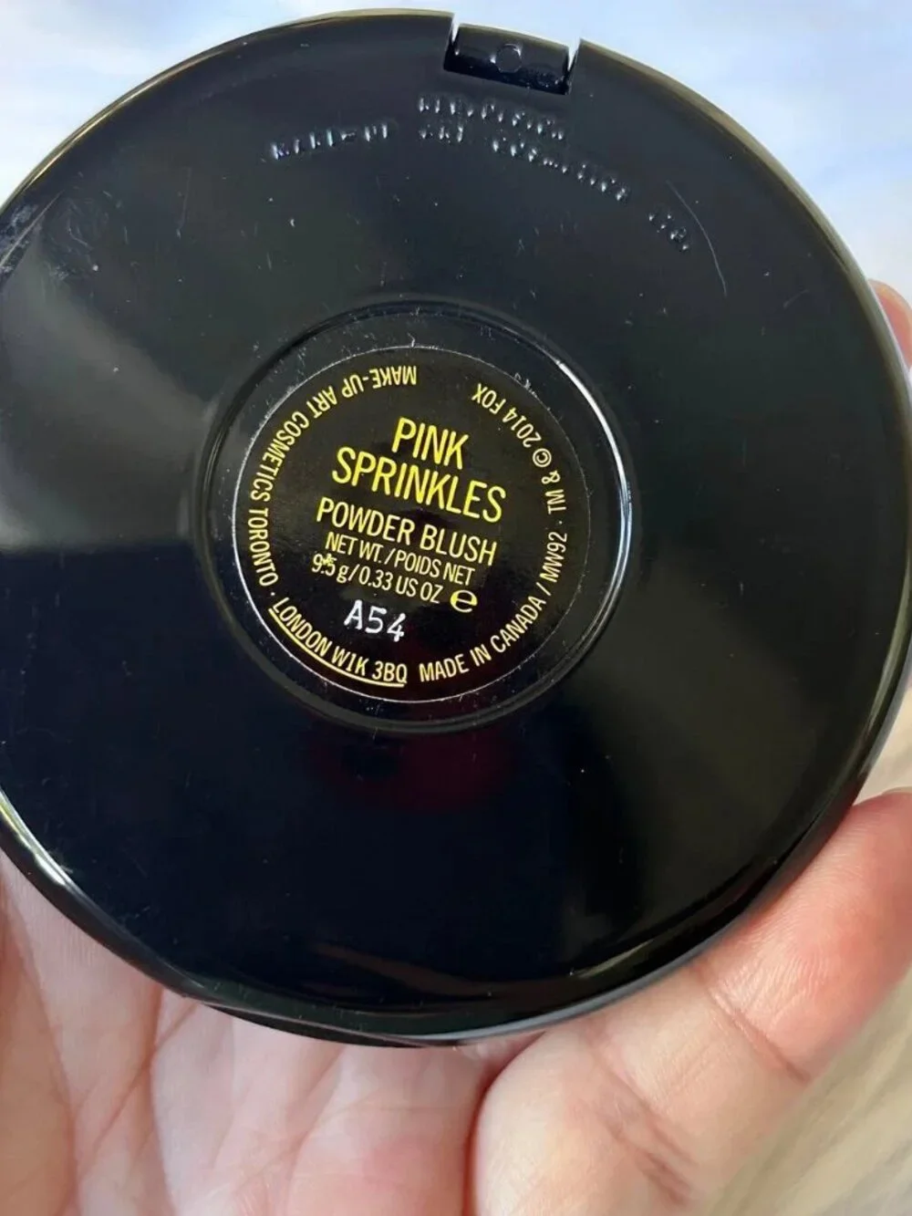 New MAC The Simpsons Powder Blush~Pink Sprinkle~Full size 9.5g/0.33oz~Rare